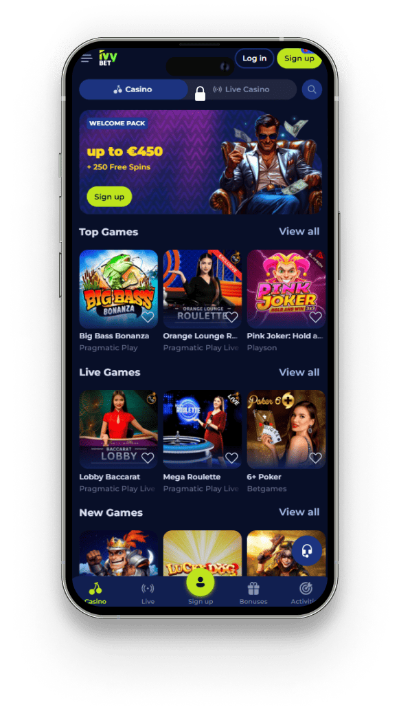 IvyBet app